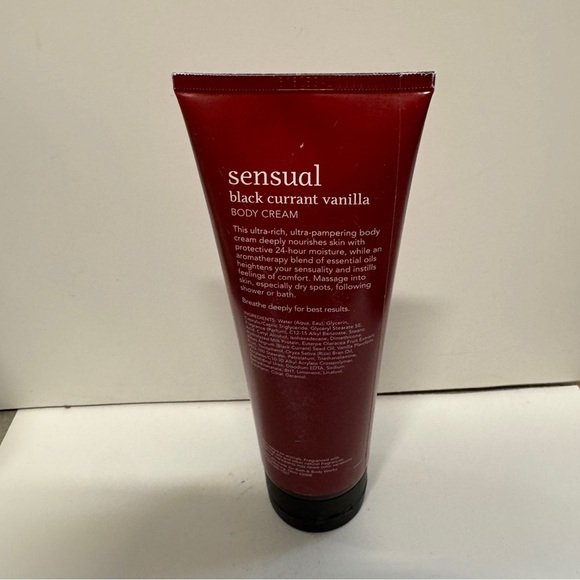 Bath & Body Works Aromatherapy Sensual Black Currant Vanilla Body Cream 8 OZ - Picture 3 of 3